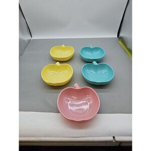 Vtg MCM Hazel Atlas Platonite Salad Server Set 5 Pc.‎ Beautiful Shiny Condition